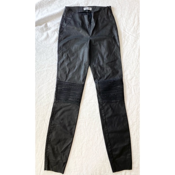 Vero Moda Emma Ray PU Leather Pants - Picture 12 of 15